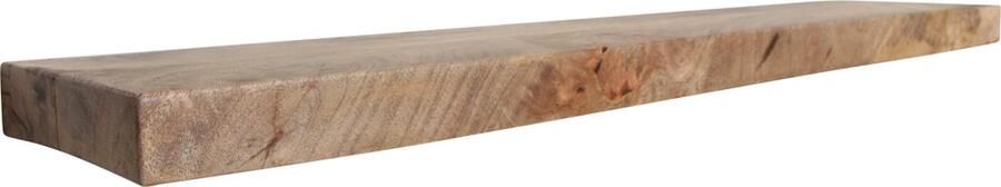 Raw Materials Vintage mango zwevende wandplank naturel