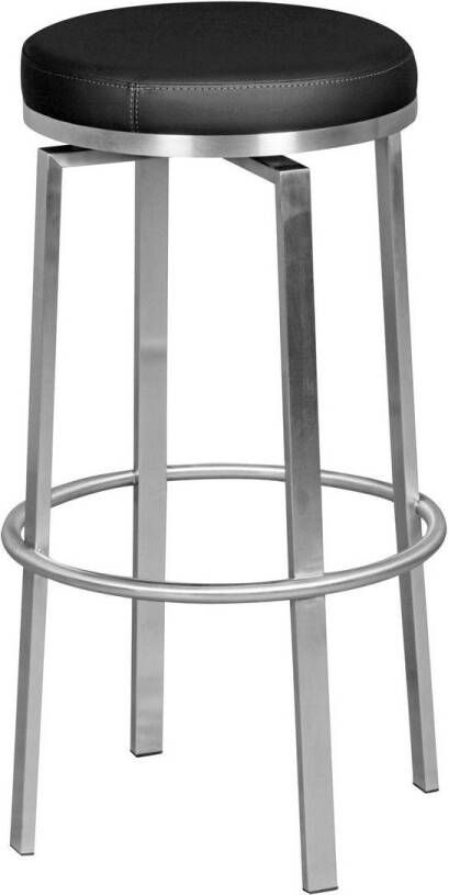 RC Meubels Barkruk Kruk Rond Draaibaar Zwart Ø 37 cm