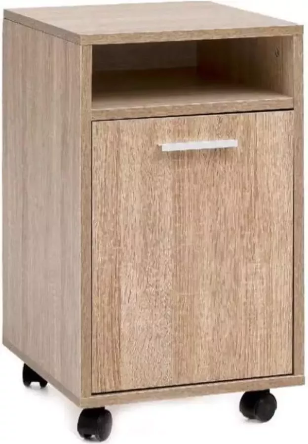 RC Meubels Opbergkast Nachtkastje Waterafstotend 3 compartimenten Hout 33x60x38 cm