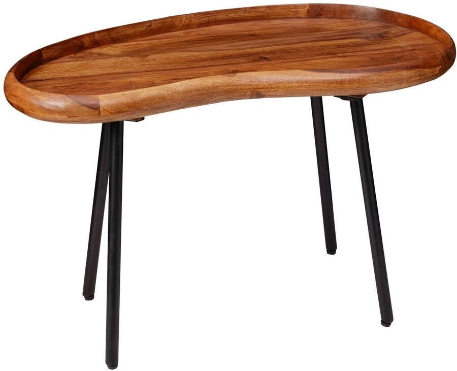 RC Meubels Salontafel Bijzettafel Industrieel In hoogte verstelbaar Hout 71x40x42 cm