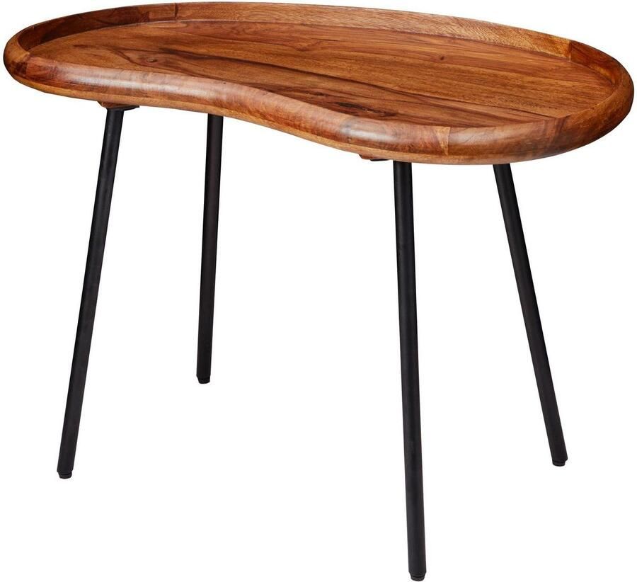 RC Meubels Salontafel Bijzettafel Industrieel In hoogte verstelbaar Hout 71x40x51 cm