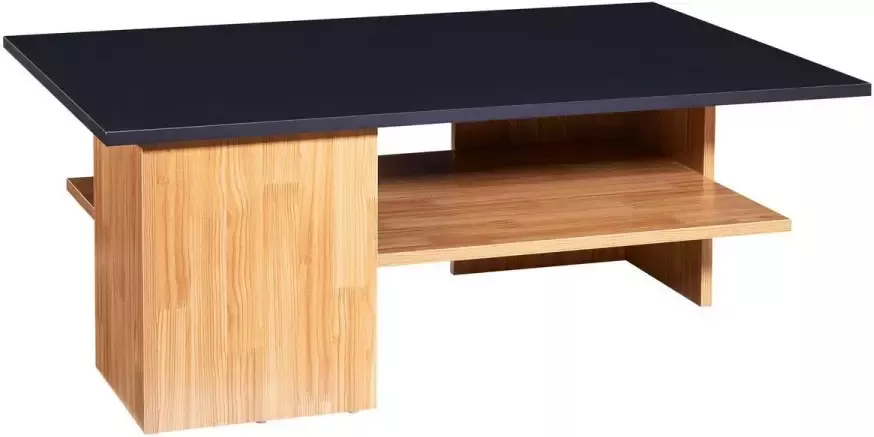 RC Meubels Salontafel Bijzettafel Design Hout Zwart 90x60x35 cm