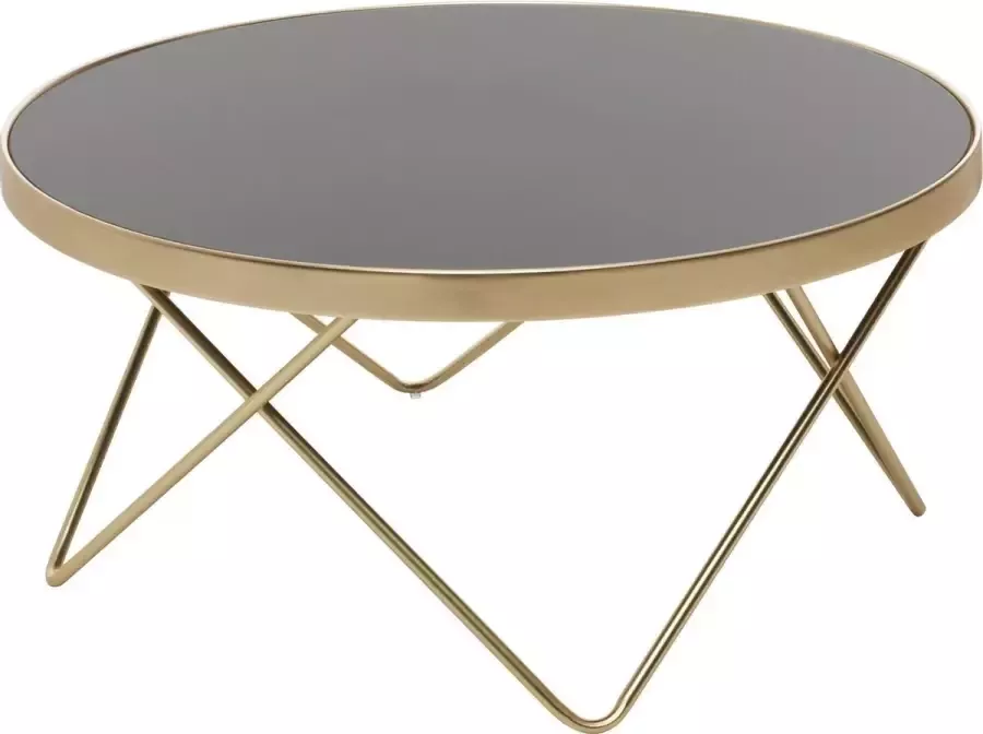 RC Meubels Salontafel Bijzettafel Design Rond Goud Ø 82 cm