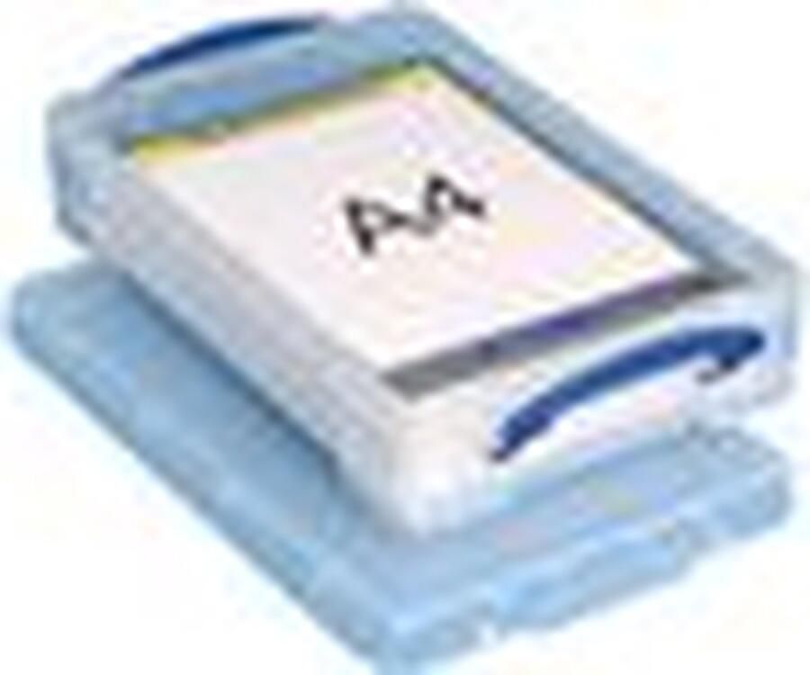 Really Useful Box opbergdoos 4 liter met divider transparant