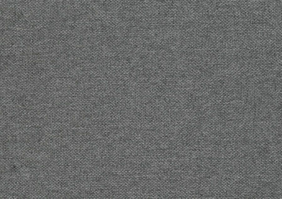 Rebellenclub Nivala Eetkamerstoel Set van 2 Grijs met mat zwarte poten