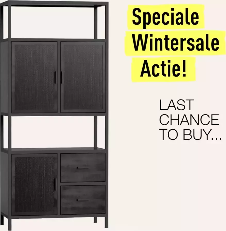 Rebellenclub New Adventures Kast hoog Webbing zwart