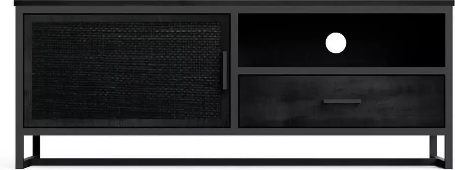 Rebellenclub New Adventures TV-meubel Small Webbing zwart