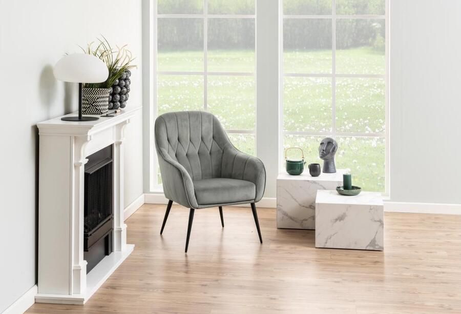 Rebellenclub Gubbio Salontafel 58 x 58 cm Wit Set van twee