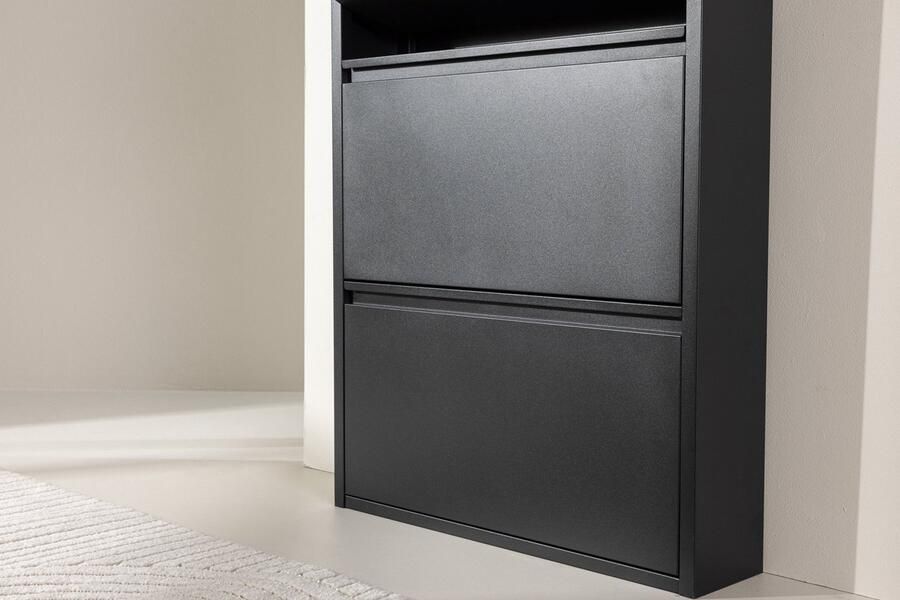 Rebellenclub Solomona Schoenen Opbergkast L Zwart