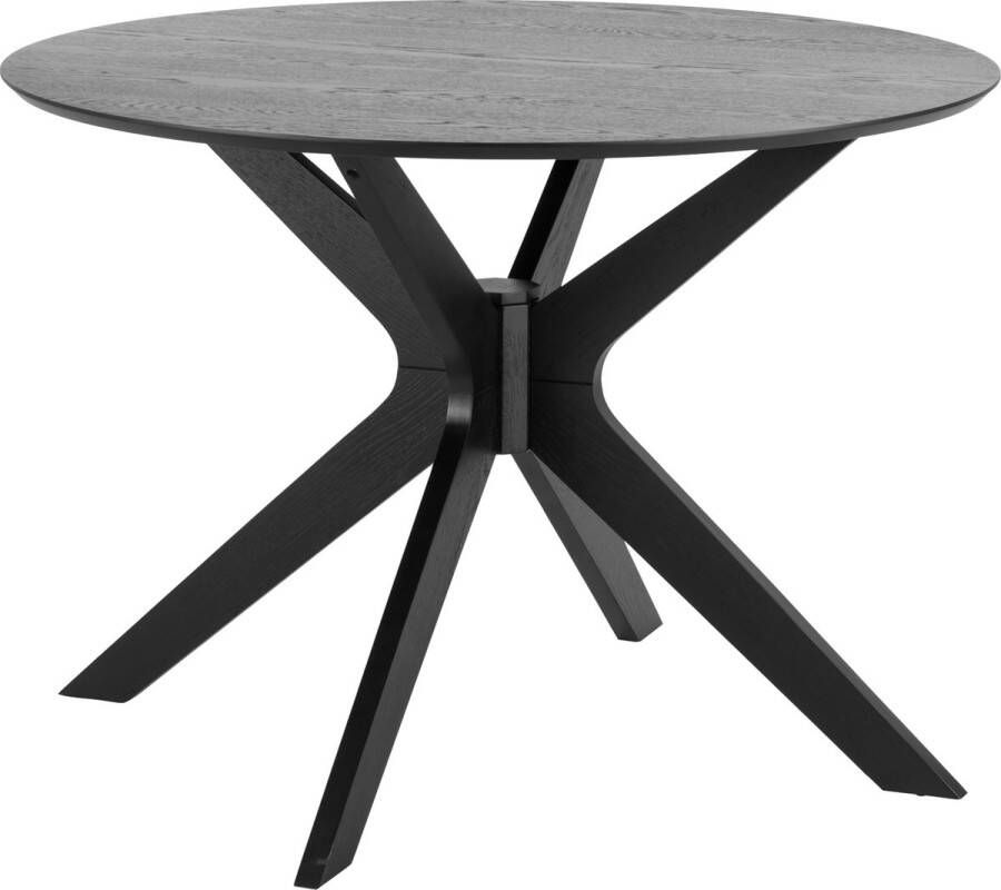 Rebellenclub Salontafel Glasgow Rond Ø80cm Zwart