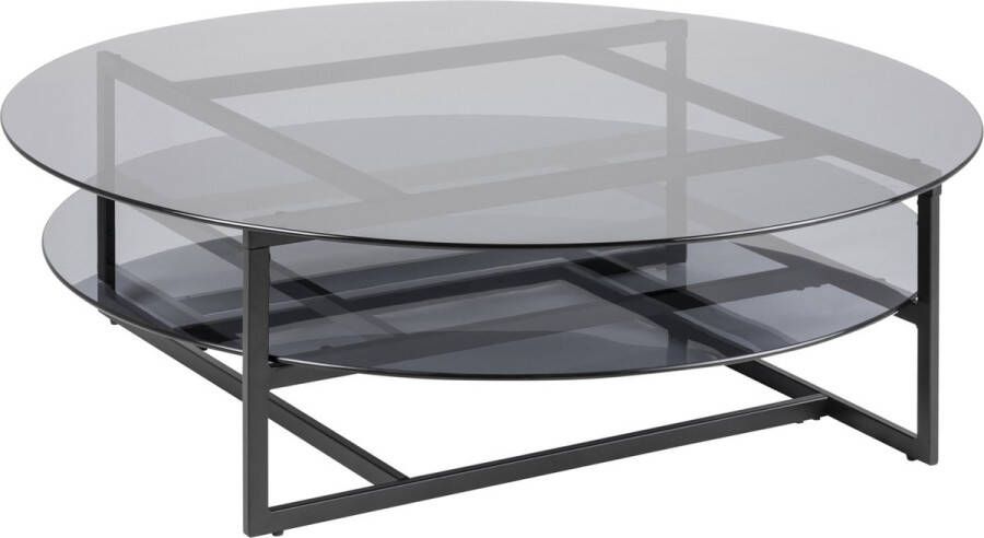 Rebellenclub Salontafel Sala Rond 120cm Getint Glas