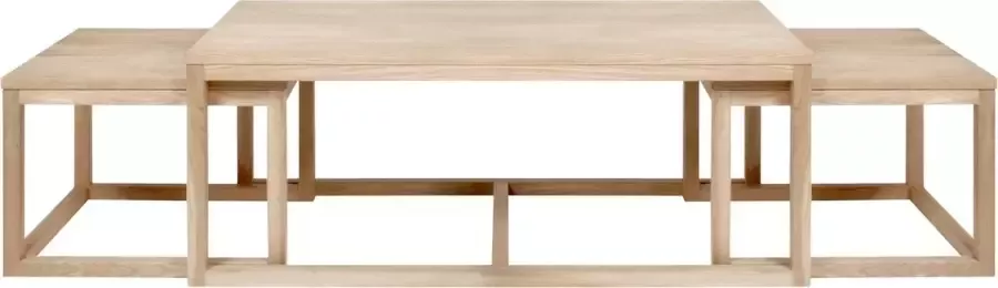 Rebellenclub Tjele Salontafel 120 x 60 cm Eiken fineer