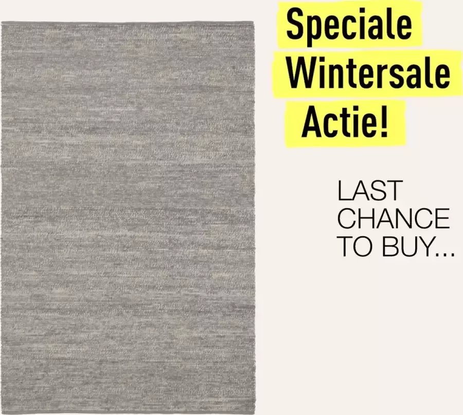 Rebellenclub Vloerkleed Evert Grijs 200x300 cm