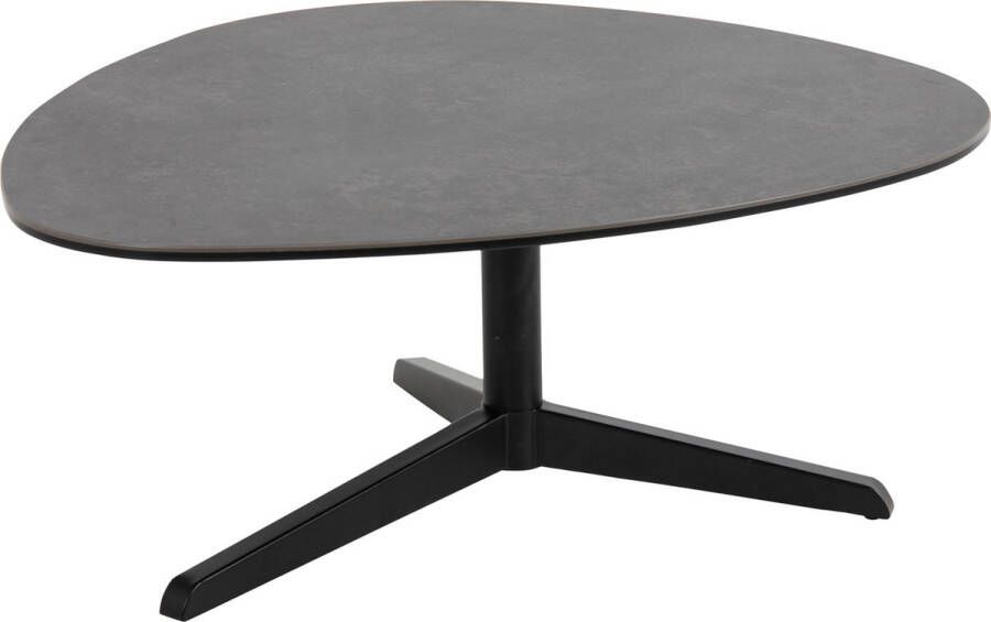 Rebellenclub Vollterra Salontafel Zwart Keramiek Beschikbaar in Verschillende Maten Metalen Tafel - Foto 2