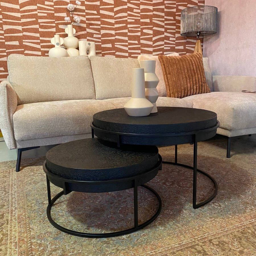 Reefs Interior Salontafel Set Jasper Zwart