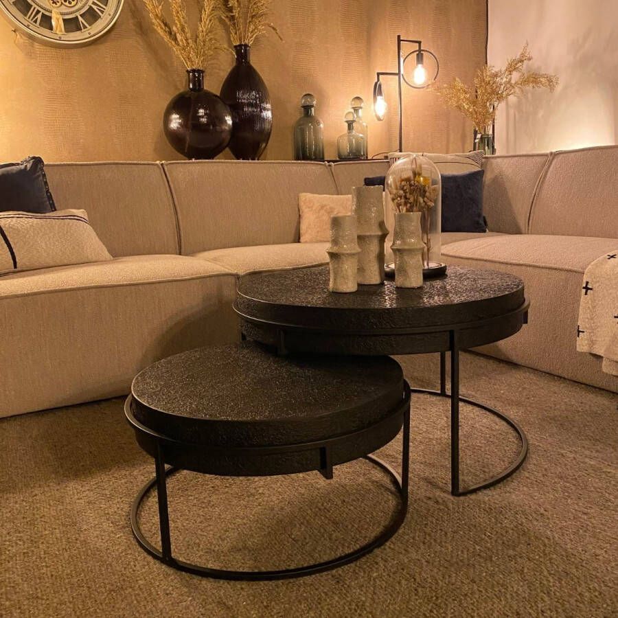 Reefs Interior Salontafel Set Jasper Zwart