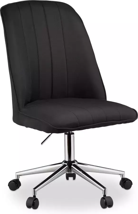 Relaxdays bureaustoel computerstoel directiestoel hoogte verstelbaar zwart
