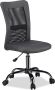 Relaxdays computerstoel ergonomisch bureaustoel directiestoel hoogte verstelbaar grijs - Thumbnail 1