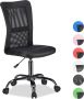 Relaxdays computerstoel ergonomisch bureaustoel directiestoel hoogte verstelbaar zwart - Thumbnail 1