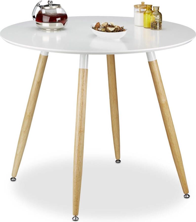 Relaxdays eettafel rond eetkamertafel eetkamer tafel Scandinavisch design