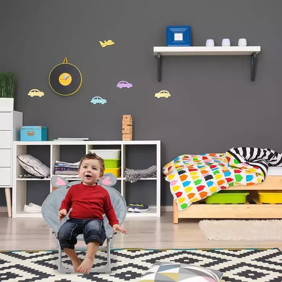 Relaxdays Inklapbare stoel voor kinderen