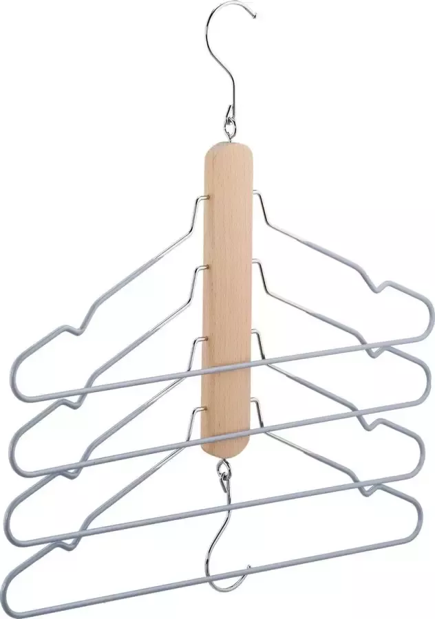 Relaxdays Kledingkast organizer hangend kledinghangers ruimtebesparend kleerhangers