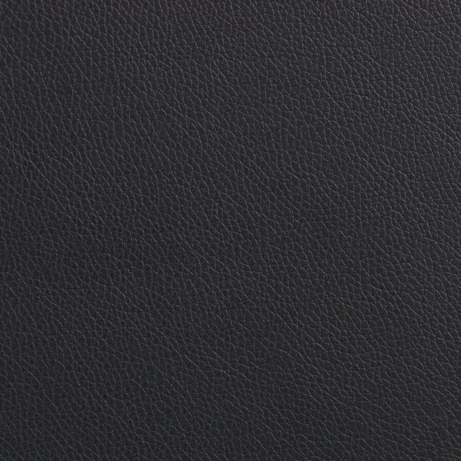 Relaxdays krukje met opbergruimte kunstleer 40 x 40 x 40 cm deksel zachte zitting zwart