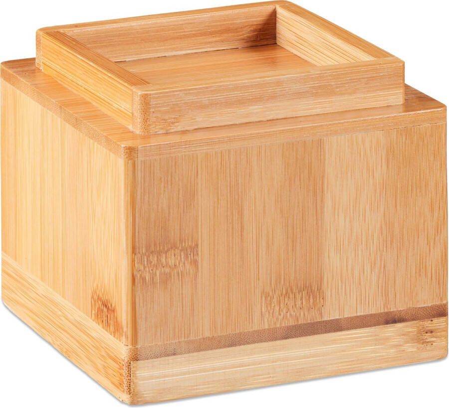 Relaxdays meubelverhoger 8.5 cm stoelverhoger pootverlening 4 stuks tafelverhoger Naturel