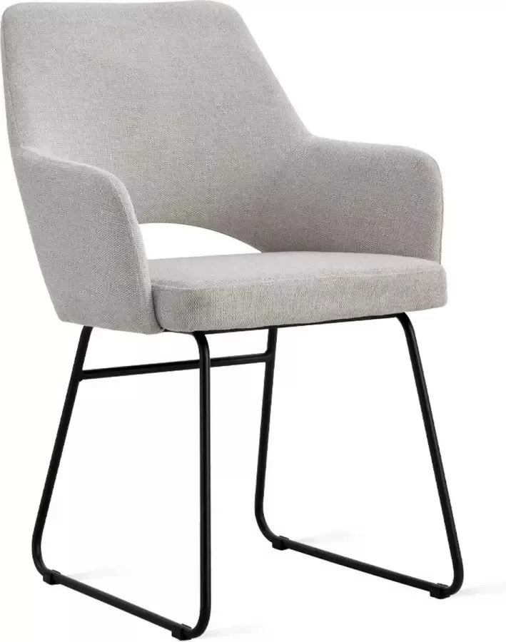 Relaxt Wonen Eetkamerstoel Lisa Linnen Beige set van 2