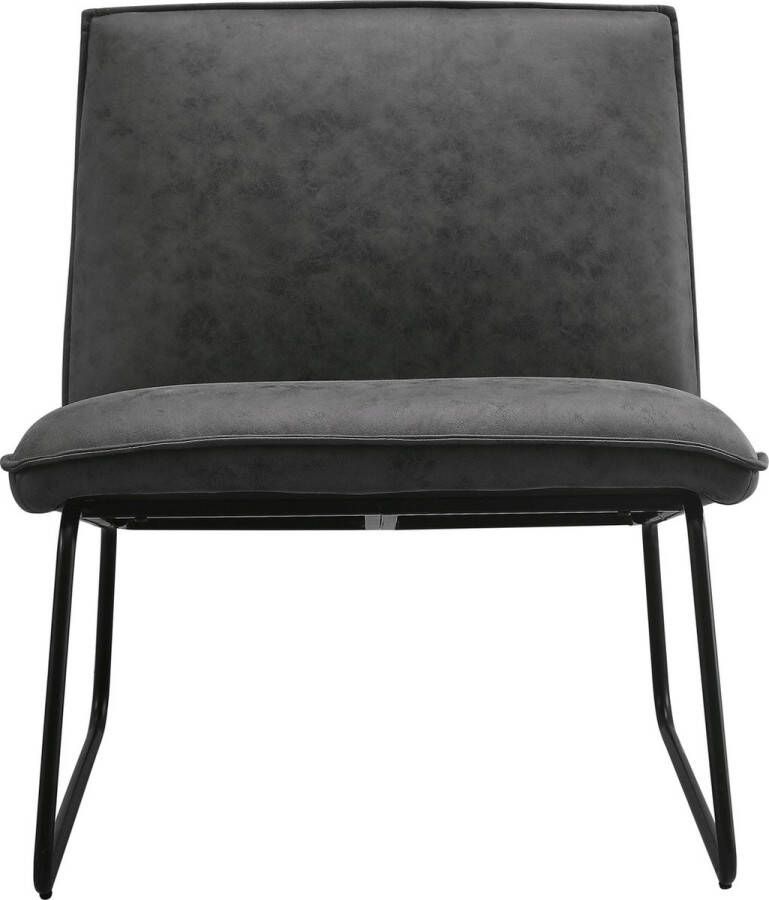 Relaxt Wonen Fauteuil James – Microleder Antraciet - Foto 2