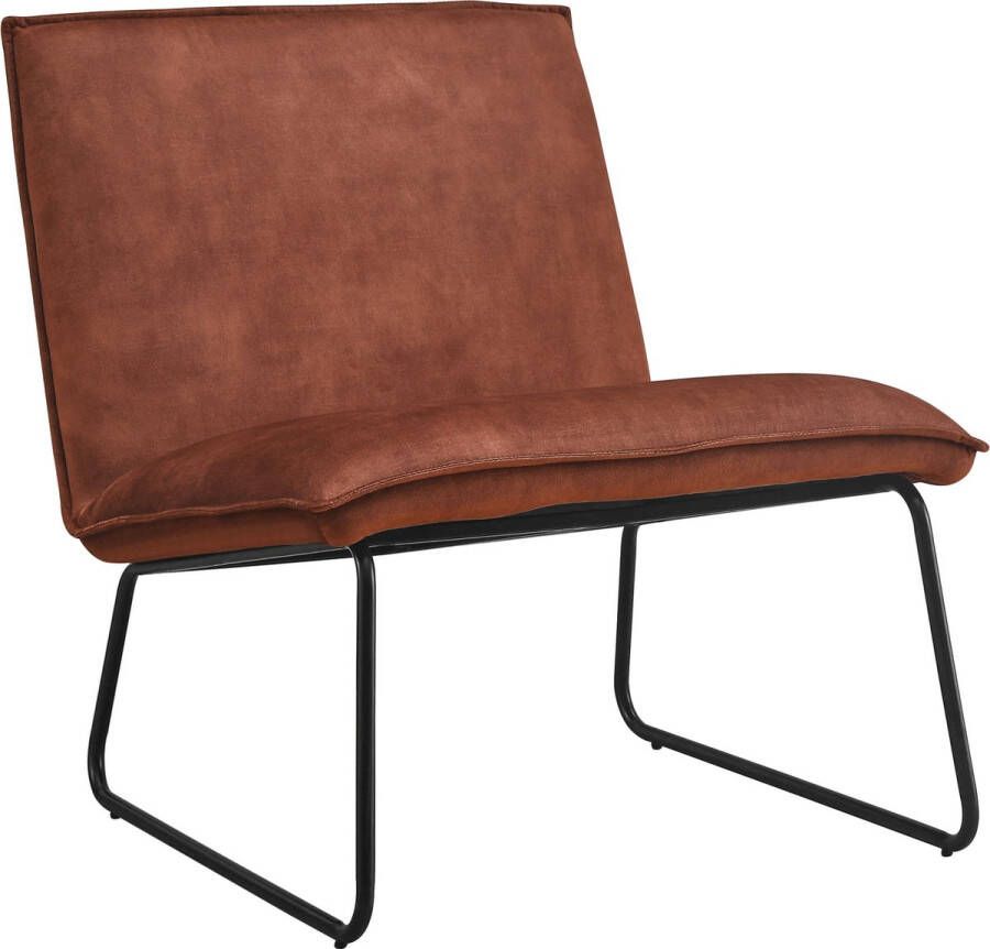 Relaxt Wonen Fauteuil James – Velvet Roest - Foto 2