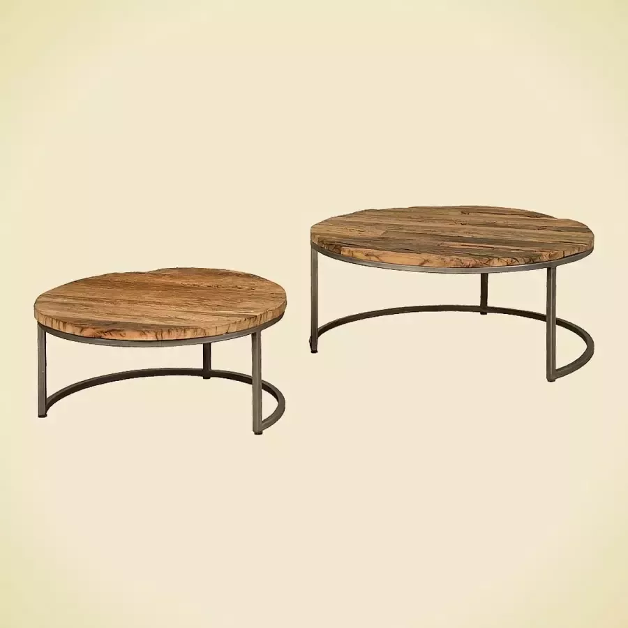 AnLi Style Tower living Round table set of 2 - Foto 2
