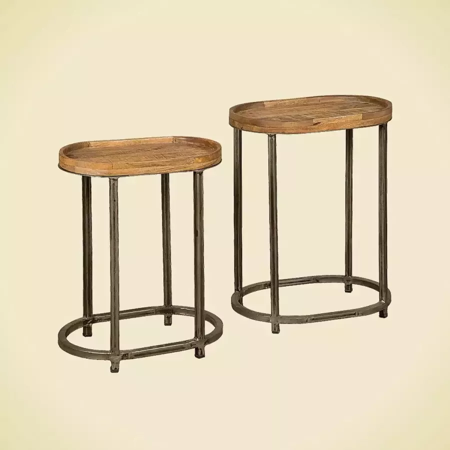 AnLi Style Tower living Set of 2 nesting tables - Foto 2