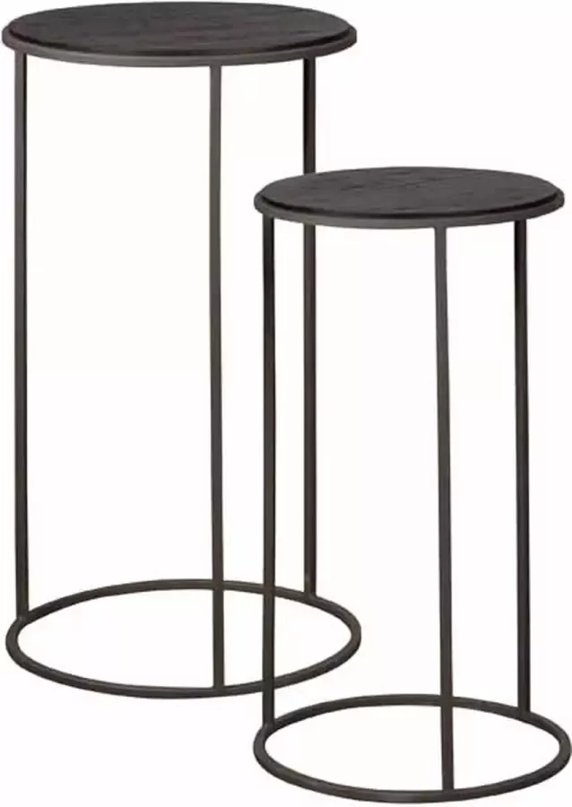 AnLi Style Tower living Spello set of 2 tables 45-40 - Foto 1