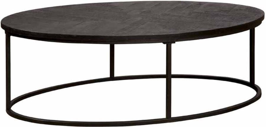 Renew Viola oval coffeetable 135x75x40 black