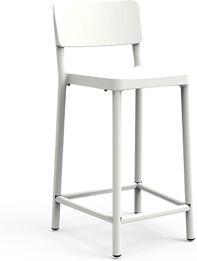 Home24 Barstoelen Lisboa II(set van 2 ) Blanke Design