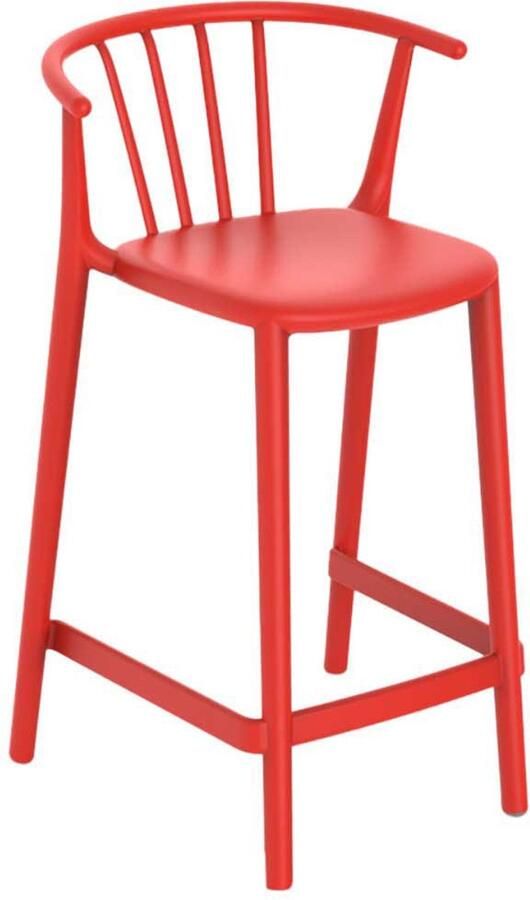 Resol Woody Middelgrote Kruk Rood