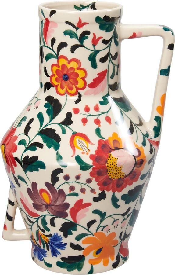 Return to Sender Vaas Medium 30 cm Bed of flowers print handgeschilderd Bloemenvaas