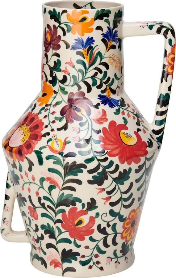 Return to Sender Vaas Large 45 cm Bed of Flowers handgeschilderd Bloemenvaas