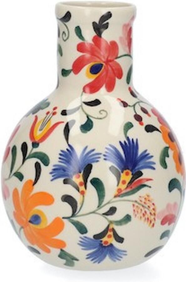 Return to Sender Vaas Small 15 cm Bed of flowers handgeschilderd ronde vorm gekleurd bloemenvaasje klein vaasje - Foto 2