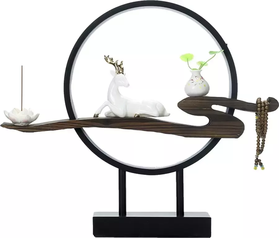 Revenge-Is-Everything Ree Decoratie lamp met Incense burner een Wierrookhouder en Gebedskralen