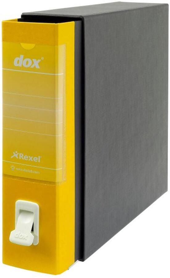 Rexel D26206 ringband Foolscap Zwart Geel