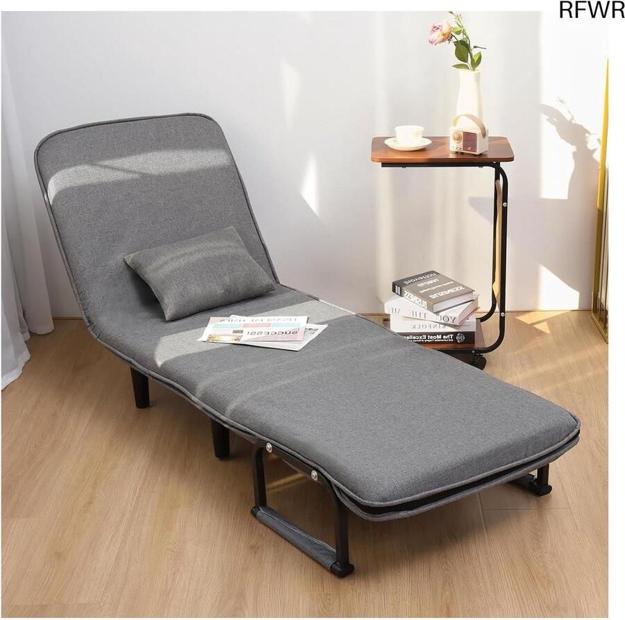 RFWR 3-in-1 slaapbank verstelbaar fauteuilbed multifunctioneel klapstoelbed voor kleine ruimtes