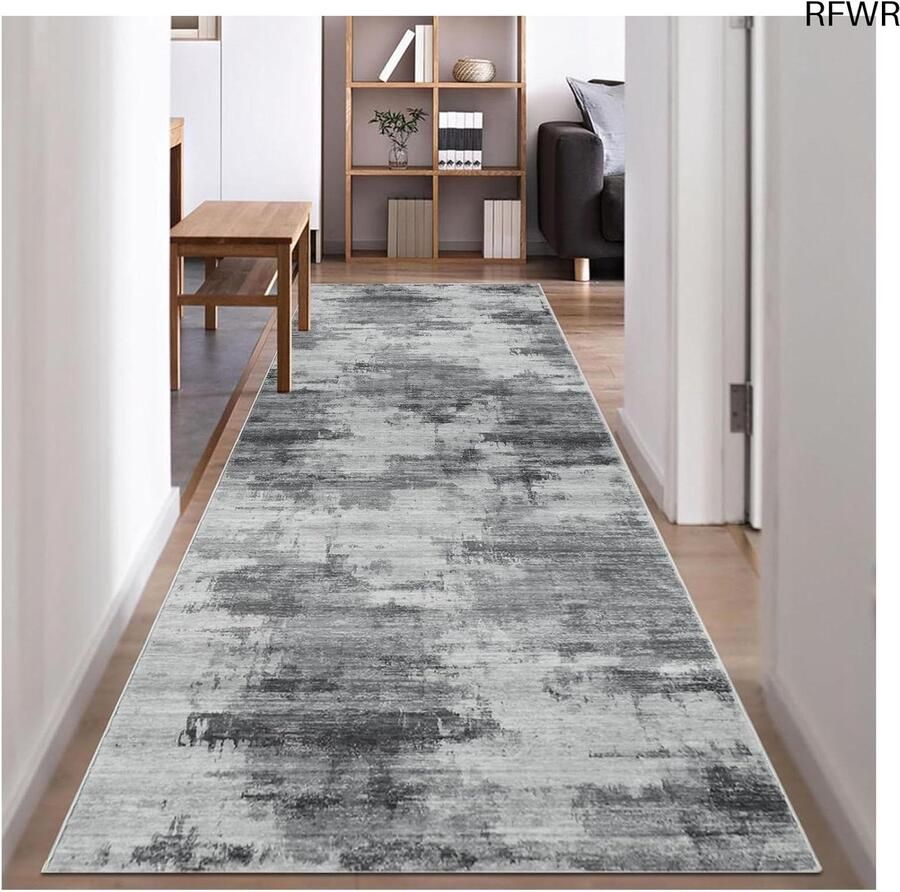 RFWR Antislip Tapijtloper 80 x 300 cm Wasbare Loper voor Gang Keuken en Woonkamer Modern en Duurzaam