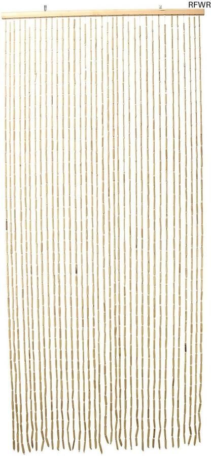 RFWR Bamboe Draadgordijn Tropical Deurgordijn Ruimteverdeler 200 cm Hoog 90 cm Breed