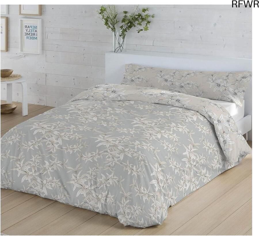 RFWR Beddengoedset 50% Katoen voor Bed 90 x 190 200 cm Dekbedovertrek en Kussenslopen