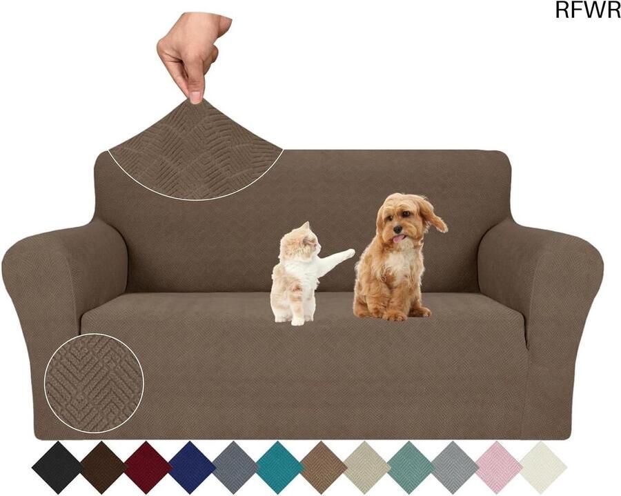 RFWR Elastische Bankhoes 2 Zits Universele Bescherming voor uw Bank