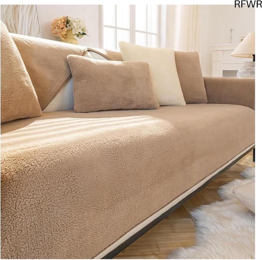 RFWR Elastische bankovertrek met kussenslopen ultra zacht en antislip