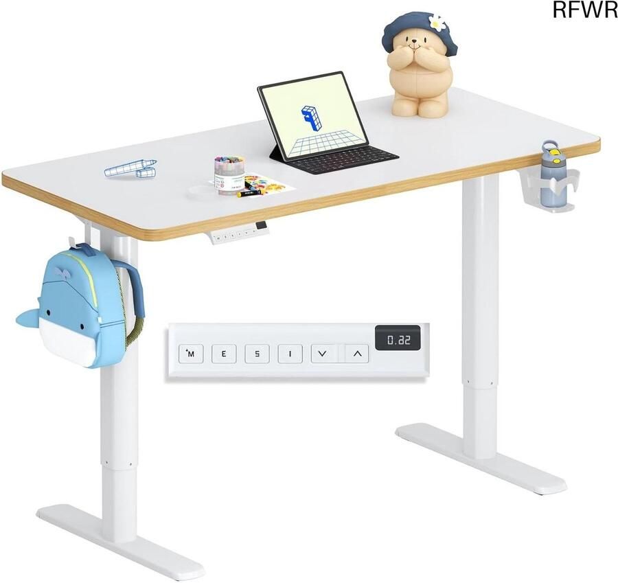 RFWR Ergonomisch Kinderbureau Elektrisch In Hoogte Verstelbaar Met Geheugenfuncties