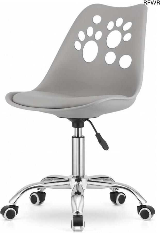 RFWR Ergonomische Draaistoel met Wielen Verstelbare Bureaustoel voor Thuis en Kantoor